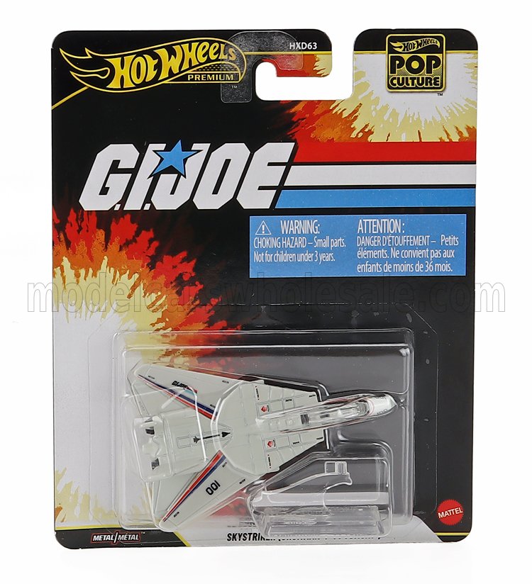 1:64 GRUMMAN F-14 Tomcat Military Airplane 1974 - Skystriker G.i.joe - Cm. 8.0, Grey - HXD63-979R-JBL77