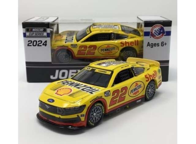 1:64 Ford Mustang #22 Joey Logano *Pennzoil*, yellow/red 2024 - C222465SHPJLCHA