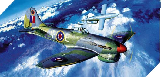 1:72 Сборная модель Самолет Tempest V - 12466