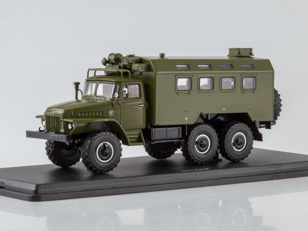 1:43 Кунг К-375 (на шасси Уральский 375), хаки - SSM1277