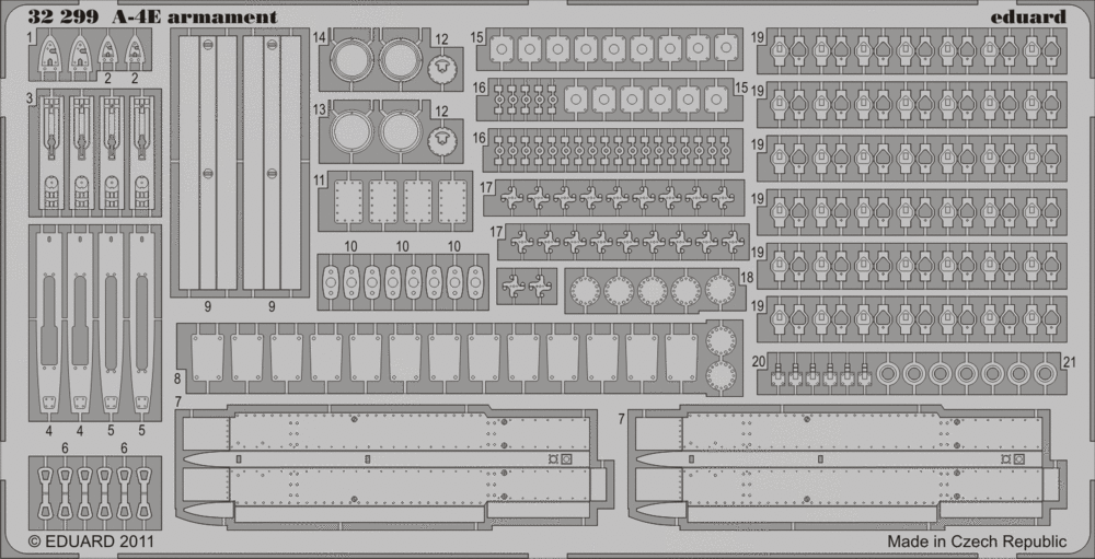 1:32 Фототравление для A-4E armament - 32299