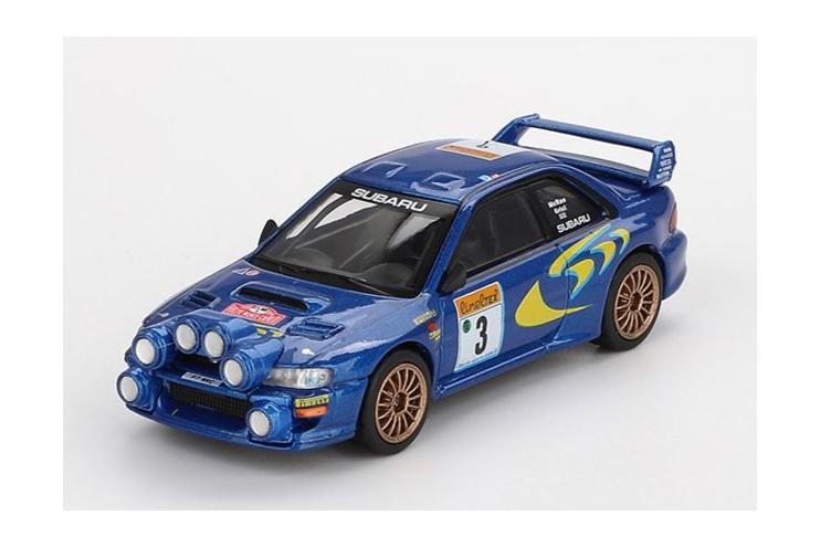 1:64 SUBARU Impreza WRC98 №3 (night version) Rally Monte-Carlo McRAE - Nicky Grist (1998), blue - MGT00975-BL