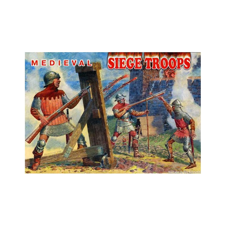 1:72 Сборная модель Средневековые осадные войска - 72019