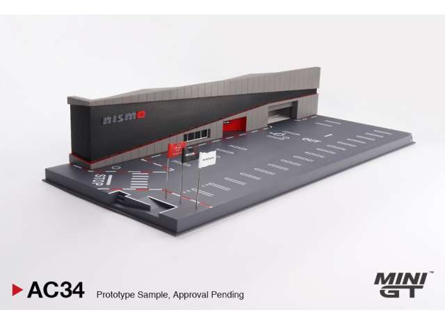 1:64 NISSAN Nismo Operation Center, диорама, grey - MGTAC34