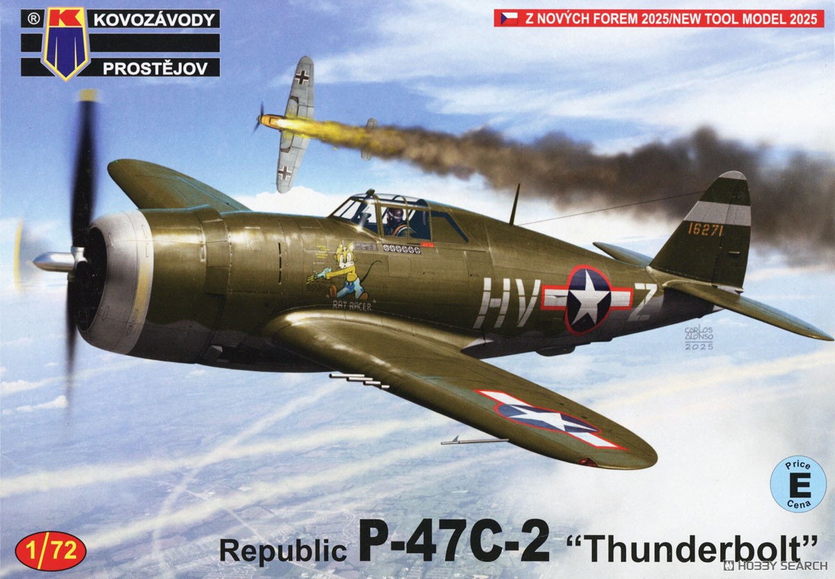 1:72 Сборная модель Republic P-47C-2 'Thunderbolt' - KPM0512