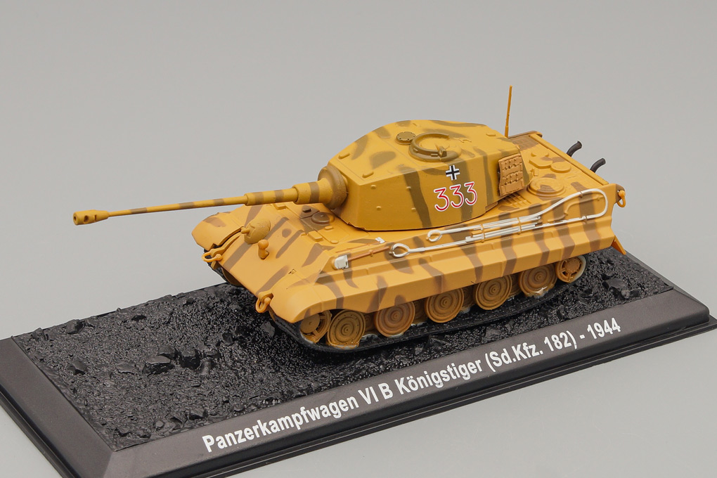 1:72 Panzerkampfagen VI B Konigstiger Sd.Kfz.182 (1944), Танки Мира 19-1 - TM019-1
