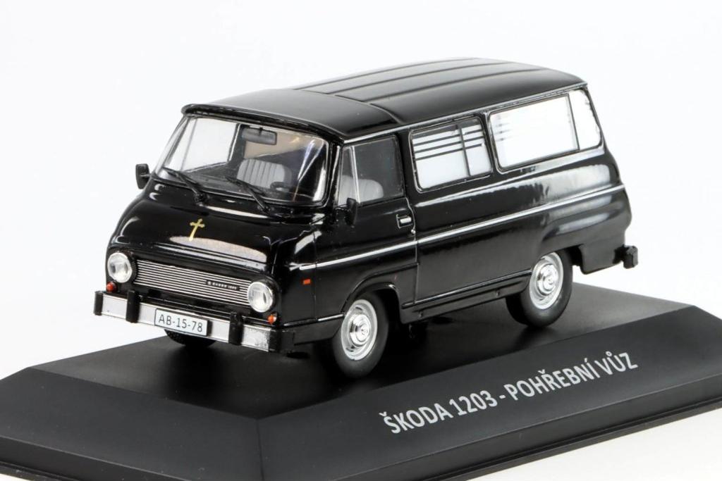 1:43 SKODA 1203 Pohřebni (1974), black - DEKALEJDOSKOP127