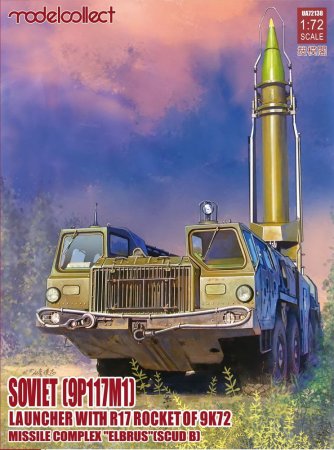 1:72 Сборная модель Soviet (9P117M1) Launcher with R17 Rocket of 9K72 - UA72138