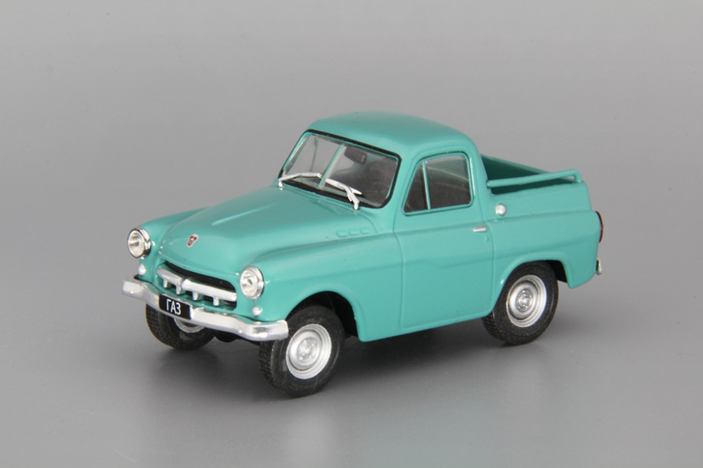 1:43 Горький М73 пикап, Автолегенды СССР 117, бирюзовый - AL117