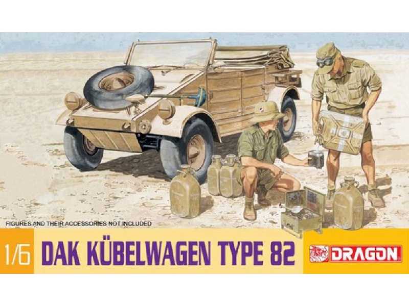 1:6 Сборная модель VOLKSWAGEN Type 82 Cabriolet Open Military 1940 - 75021