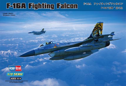 1:72 Сборная модель Самолет F-16A Fighting Falcon - 80272