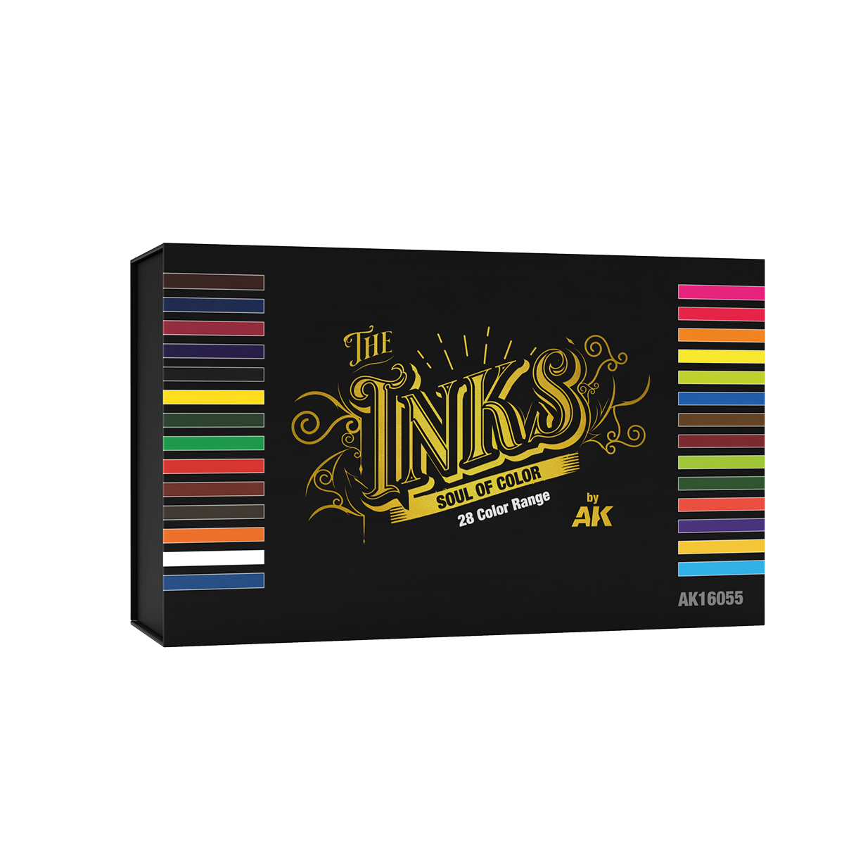 Специальный набор акриловых красок с полным спектром чернил / SPECIAL BOX FULL RANGE THE INKS - AK16055
