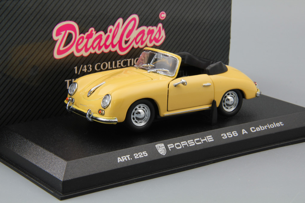 1:43 PORSCHE 356 A Cabriolet, yellow - 225