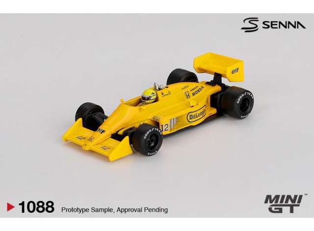 1:64 Lotus 99T #12 Ayrton Senna Monaco Grand Prix Winner, yellow 1987 - MGT01088