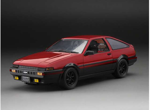 1:24 TOYOTA Sprinter Trueno GT Apex AE86 (1986), red / black - 51004