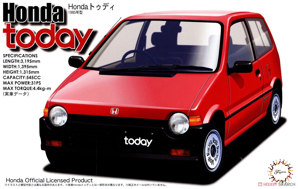 1:24 Сборная модель Honda Today G (1985) - 04692