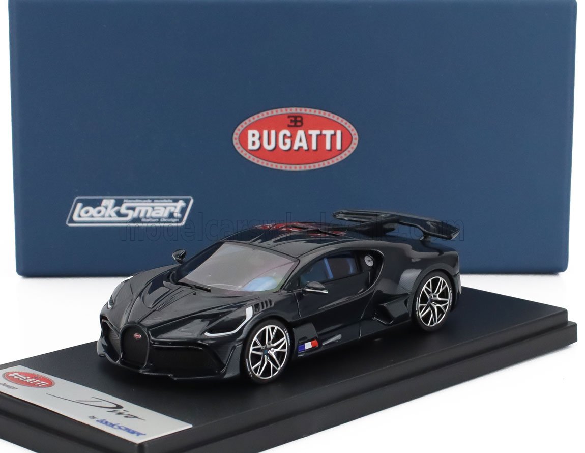 1:43 BUGATTI Divo (2020), Blue Carbon Glossy - LS497H