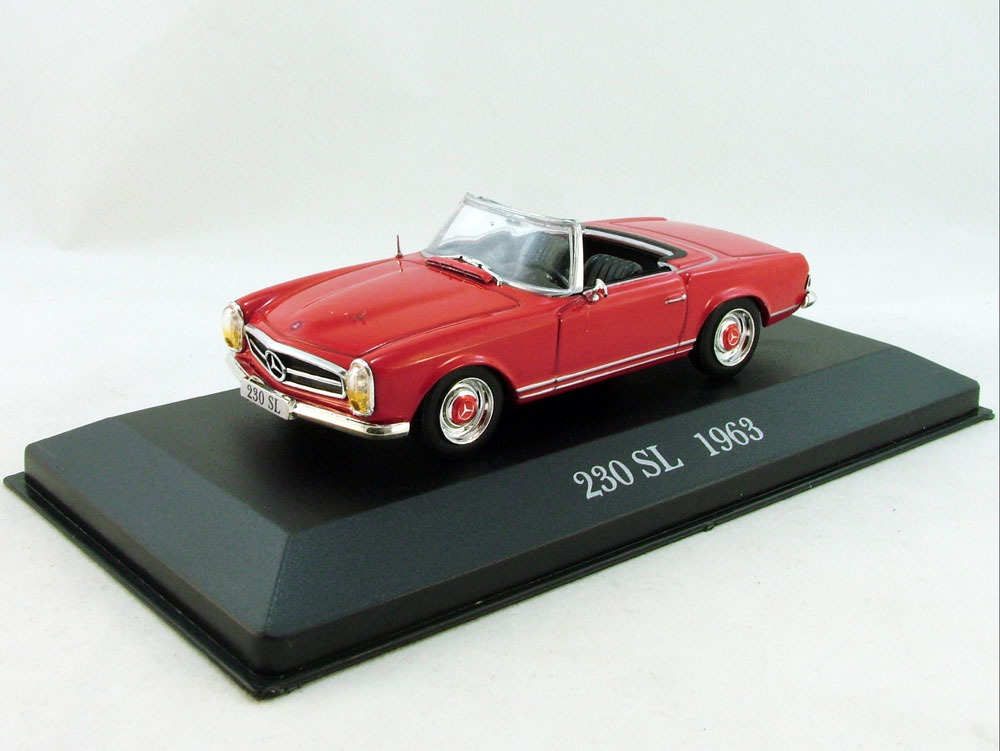 1:43 MERCEDES-BENZ 230 SL (1963), Mercedes-Benz Offizielle Modell-Sammlung 3, red - MB003