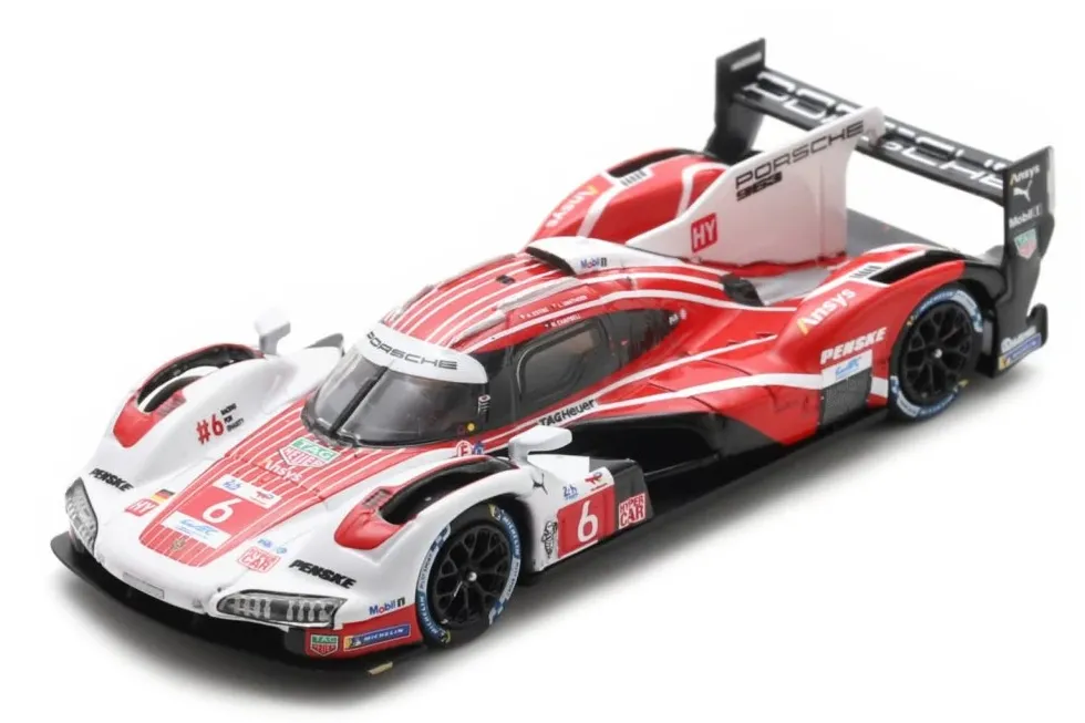 1:64 PORSCHE 963 9RD 4.6L Turbo V8 Team Porche Penske Motorsport №6 2nd 24h Le Mans (2025) Matt Campbell - Kevin Estre - Laurens Vanthoor - 64S064