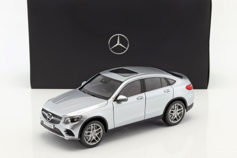 1:18 MERCEDES-BENZ GLC Coupe C253 (2016), silver - B66960804