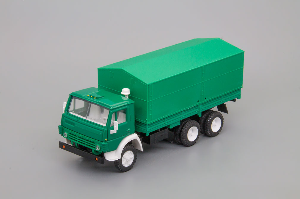 1:43 (Уценка!) Камский 5320 бортовой с тентом, кипарис - ELK-587-Z1