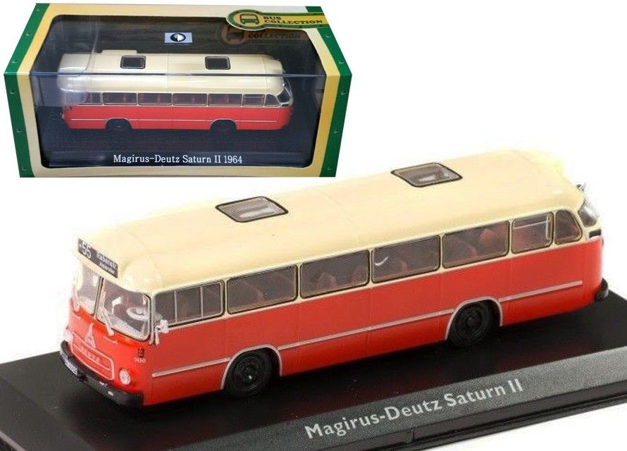 1:72 автобус MAGIRUS-DEUTZ Saturn II 1964 Red/Beige - 7163140