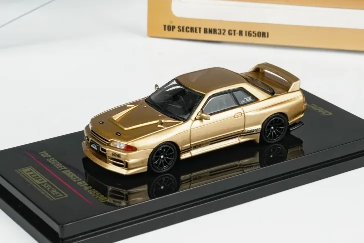 1:64 NISSAN Skyline Top Secret BNR32 GT-R (650R), gold - IN64-R32TS-650R