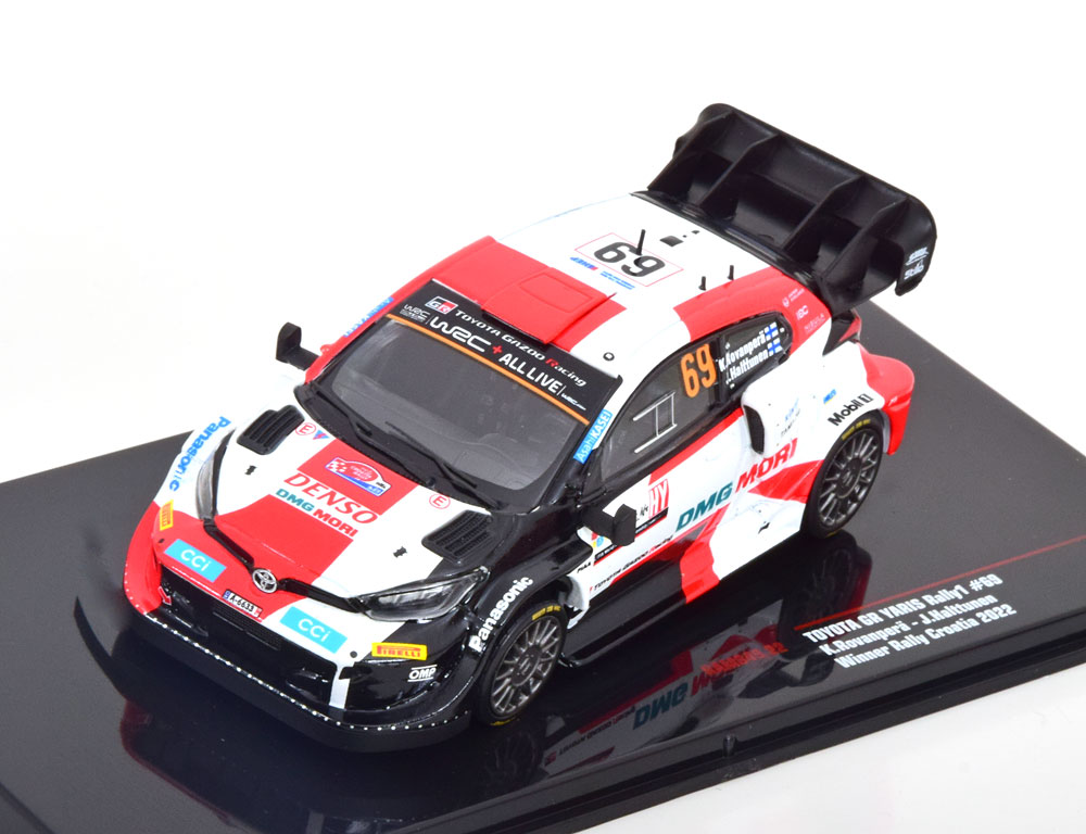 1:43 TOYOTA GR Yaris Rally1 Winner Rally Croatia, Rovenperä/Halttunen (2022) - RAM849