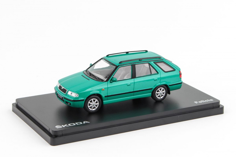1:43 SKODA Felicia FL Combi (1998), Pacific Green Metallic - 730HU1