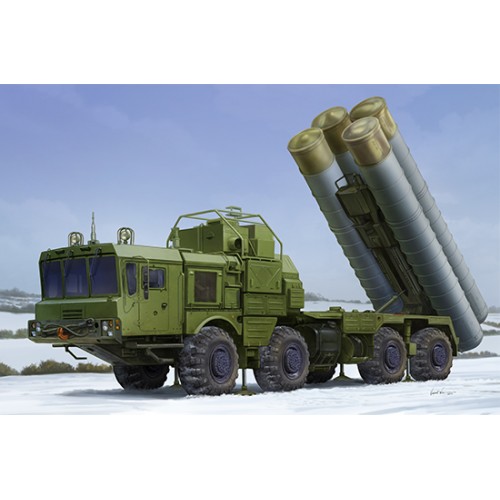 1:35 Сборная модель ЗРК 40N6 of 51P6A TEL S-400 - 01057