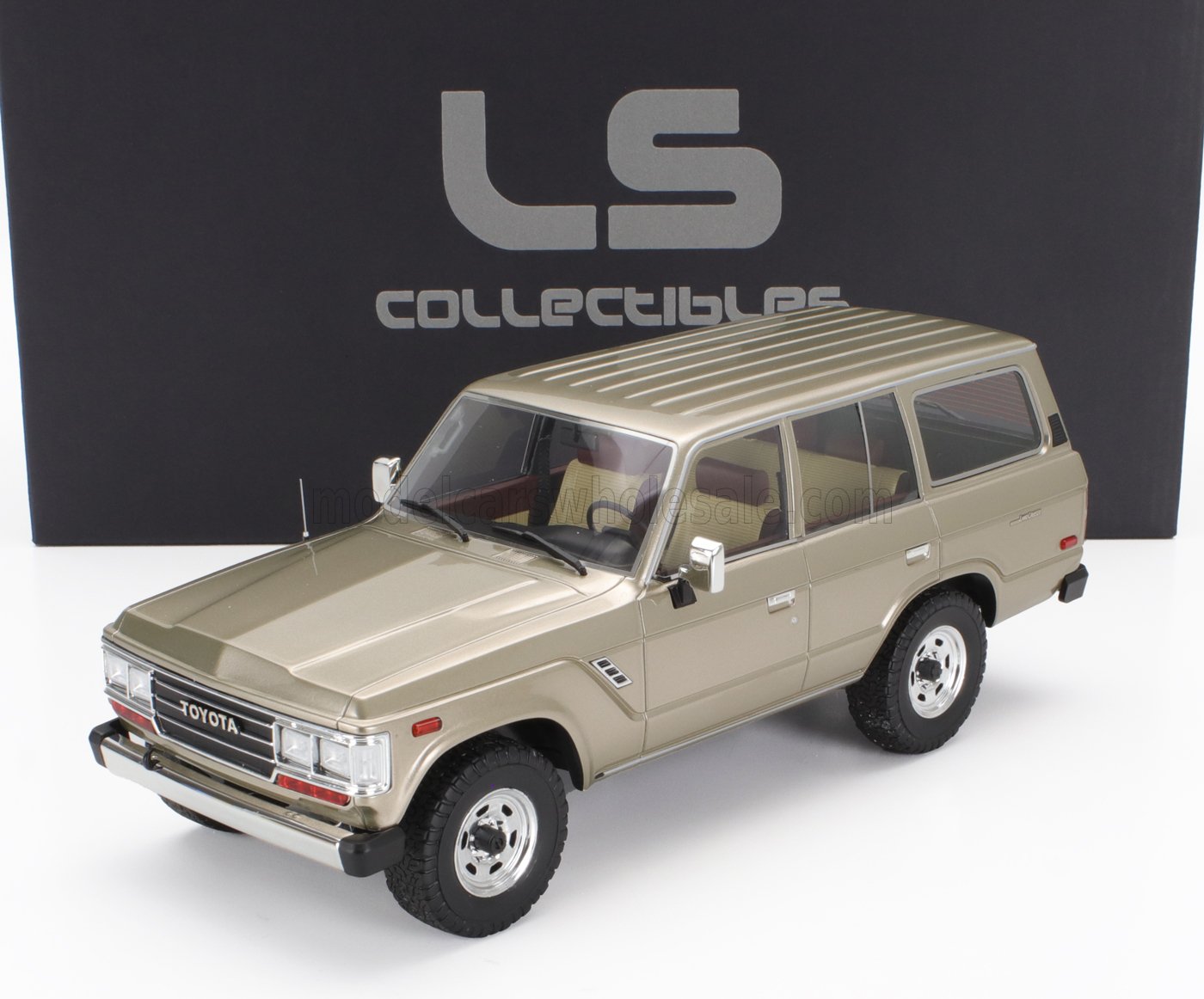 1:18 TOYOTA Land Cruiser Fj62 (1987), Bronze Met - LS056B