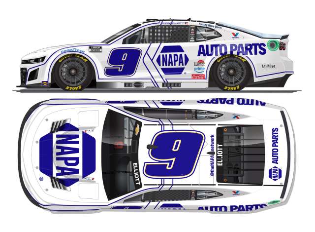 1:64 Chevrolet #9 Chase Elliott *NAPA white*, white/blue 2025 - CX92565NAWCL
