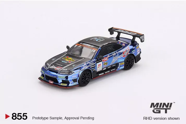 1:64 NISSAN Silvia S15 №70 D-MAX Racing D1 Grand Prix - MGT00855-BL