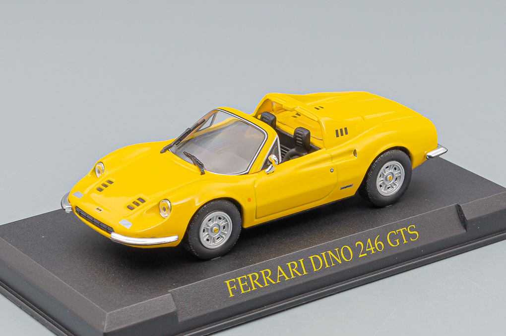 1:43 FERRARI 246 DINO GTS, Ferrari Collection 7, yellow - FC007-X6