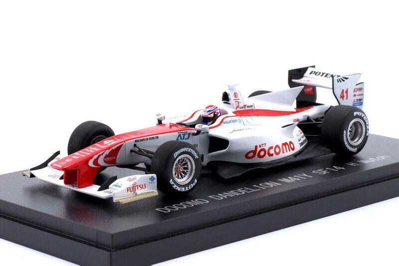 1:43 Docomo Dandy Ryan M40T SF14 Супер-Формула #41 Hideki Muto (2014), белый с красным - 45131