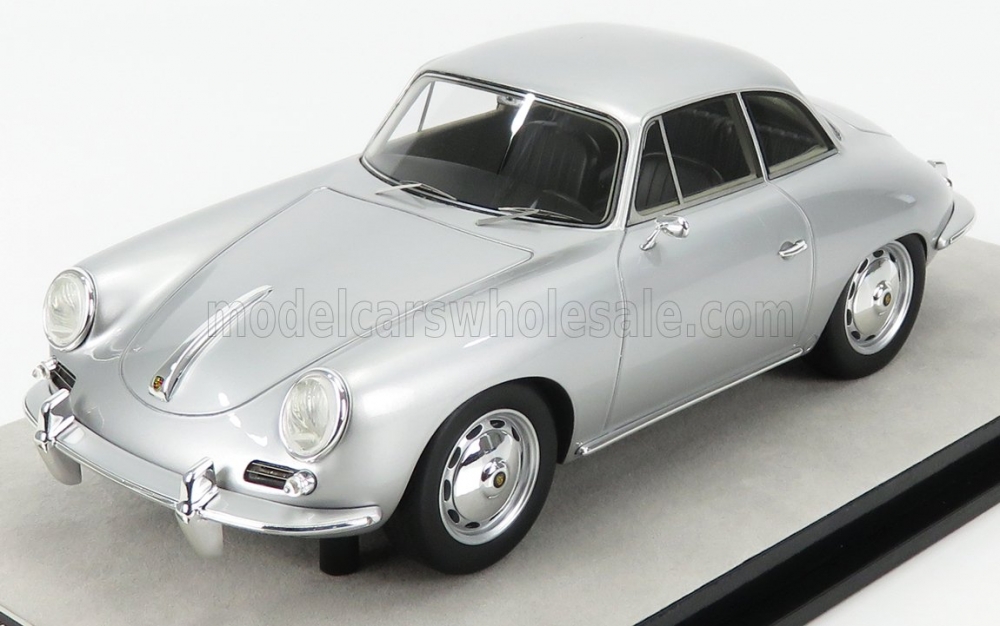 1:18 PORSCHE 356 Karmann Hard-top (1961), Silver Met - TM18-143D