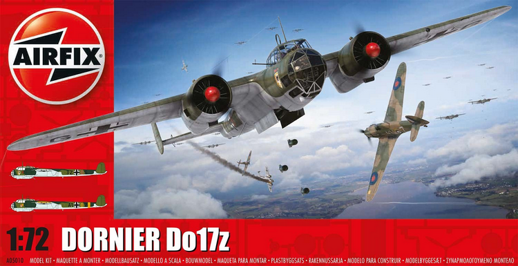1:72 Сборная модель Самолет Dornier Do17z - A05010