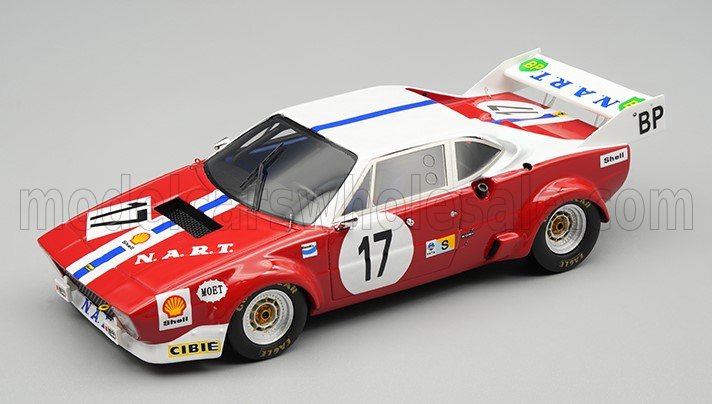 1:43 FERRARI 308 GT4 2.9L V8 TEAM N.A.R.T. North American Racing №17 24h Le Mans (1975) Giancarlo Gagliardi - Harley Cluxton - TM43-30B