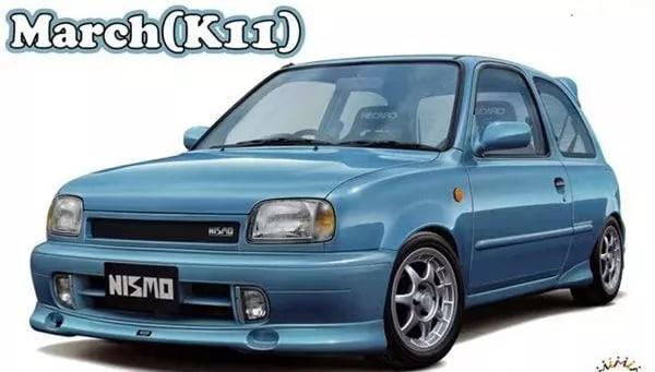 1:24 Сборная модель NISSAN March (K11) Nismo - 04736