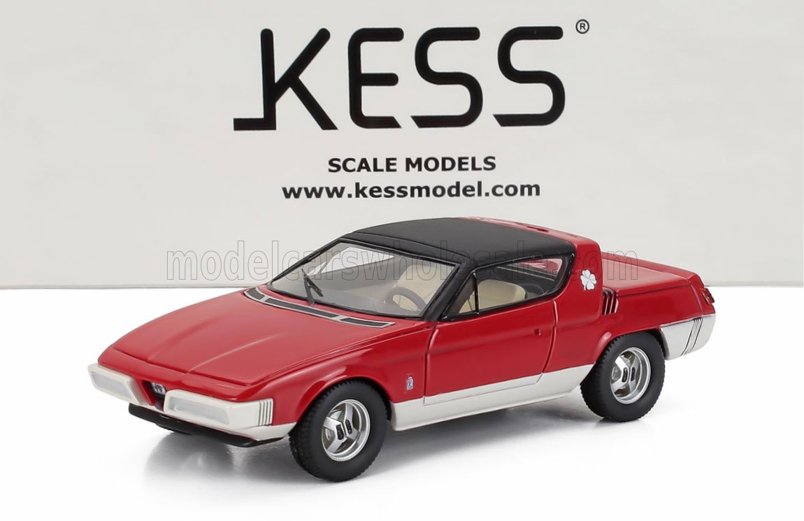 1:43 ALFA ROMEO ALFETTA GT PININFARINA EAGLE Cabriolet Closed (1975), red - KE43000360