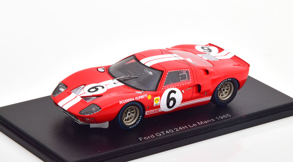 1:43 FORD GT40 5.3L V8 TEAM SCUDERIA FILIPINETTI N 6 24h LE MANS H.MULLER - R.BUCKNUM(1965) - S4535