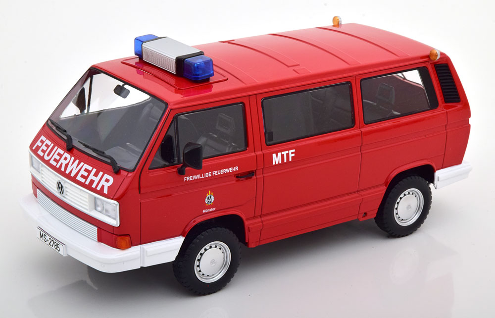 1:18 VOLKSWAGEN Bus T3 Syncro fire engine Muenster (1987) - KKDC180966