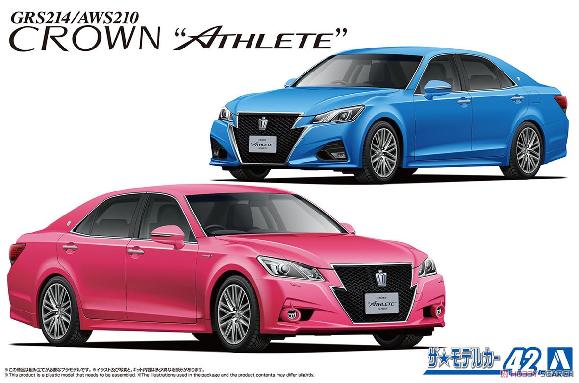 1:24 Сборная модель Toyota Crown Athlete G '15 GRS214/AWS210 - 06821
