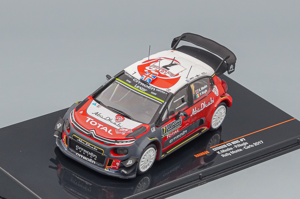 1:43 CITROEN C3 WRC #7 K.Meeke/P.Nagle Rally Monte-Carlo 2017 - RAM638-X1