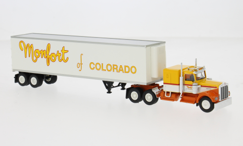 1:87 KENWORTH W 900 Koffer-SZ  Monfort of Colorado (1977), orange/yellow - 86256