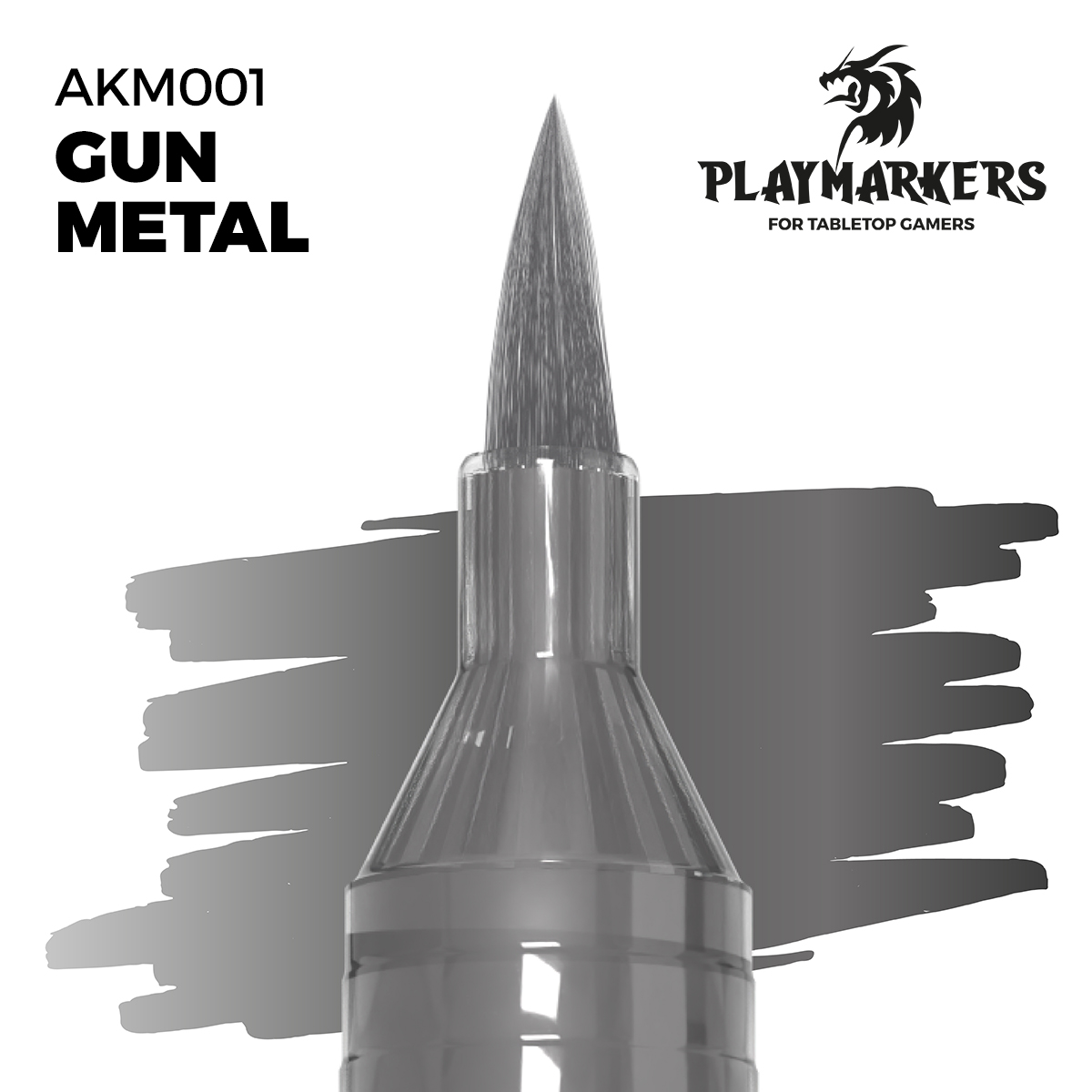 Маркер акриловый PLAYMARKER - Оружейный металл / GUN METAL – PLAYMARKER - AKM001
