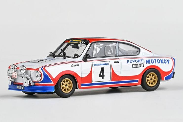 1:43 SKODA 130RS №4 Rallye Škoda Kvaizar - Kotek (1977) - 501TL