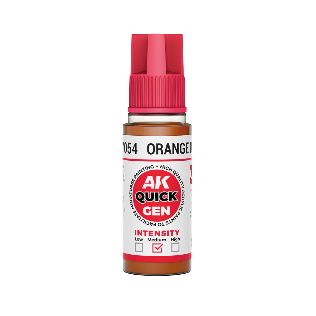 Краска акриловая QUICK GEN - Оранжево-коричневый / ORANGE BROWN, 18мл - AK17054
