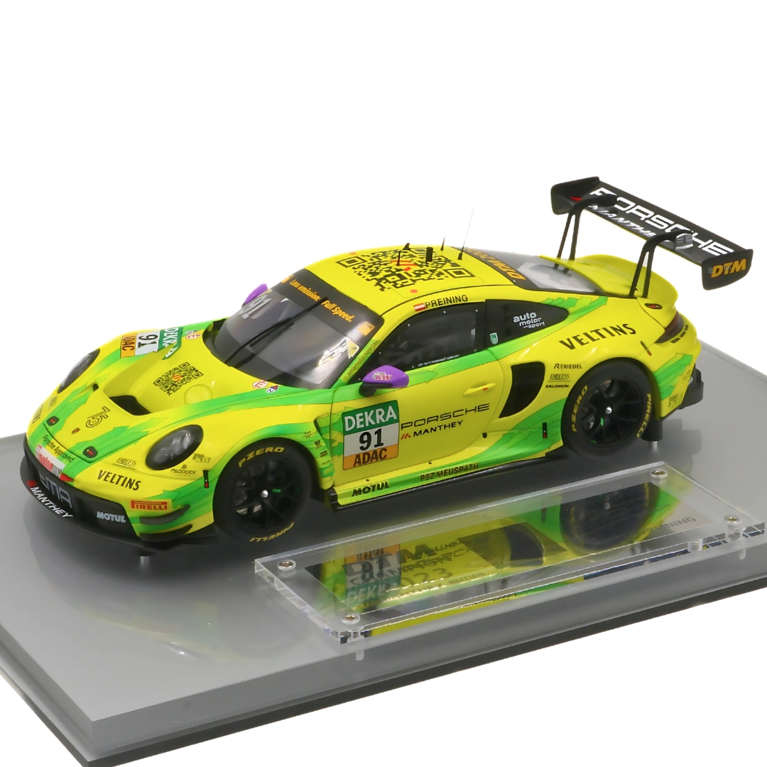 1:18 PORSCHE 911 GT3 R #91 'Grello' DTM чемпион Thomas Preining (2023) - MG-M-911-DTM-#91-23-1811
