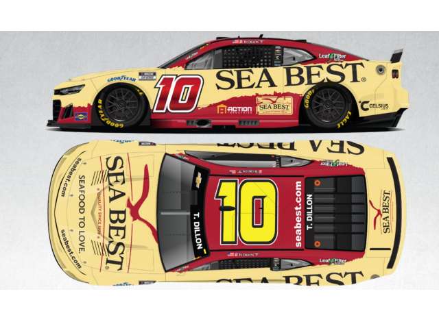 1:64 Chevrolet #10 Ty Dillon *Sea Best*, sand/red 2025 - C102561SBSTD